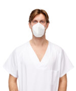 Mascarilla filtrante FFP2 NR color blanco o negro c/30u