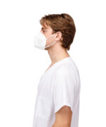 Mascarilla filtrante FFP2 NR color blanco o negro c/30u - Imagen 2