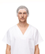 Gorro redondo plegado acordeon de polipropileno p/100u