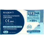 Radex mascarilla filtrante FFP3 NR color blanco c/20u - Imagen 2