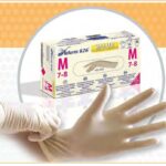 NATUREX 626 SALUS guantes de examen de látex sin polvo c/100