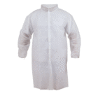 Bata blanca de laboratorio de tst polipropileno 40gr. c/50u