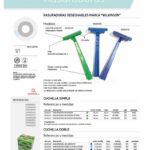 Rasuradora DC con peine granel 2 hojas c/100u