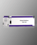 Delantal polietileno 20 micras g80 color azul p/100u - Imagen 2