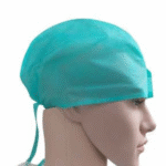 Gorro verde con cintas tipo médico de TST polipropileno 100 unid.