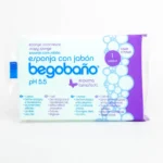 BEGOBAÑO esponja jabonosa de un solo uso de espuma de poliuretano 9 x 13cm envase individual