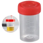 Frasco de orina 60ml envasado individual c/750u