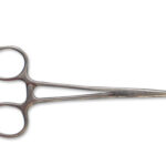 Pinza hemostática curva 140mm