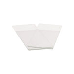 Portaobjetos con canto biselado sin banda mate 26x76mm c/50u