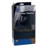 Faja lumbar deportiva premium negra universal