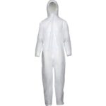 Buzo polipropileno blanco con capucha unitario talla XL