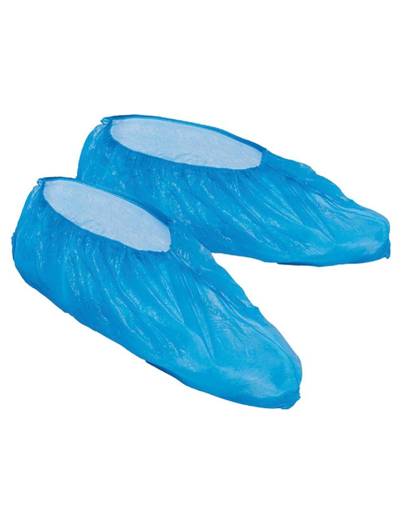 calza-de-plastico Calzas de plástico resistente color azul b/100u - Imagen 1