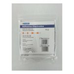 Electrodo adhesivo con cable 50x50mm b/4u