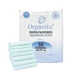 ORGANITE empapador desechable absorción extra 60 x90cm 30u