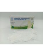 ALBA guantes de examen de vinilo natural sin polvo c/100