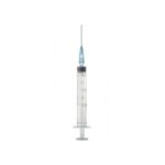 ICOPLUS3 jeringa 2,5ml tres cuerpos con aguja 0-6x25 (G23 1´´)- c/100u