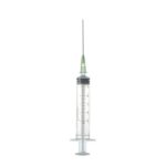 ICOPLUS3 jeringa tres cuerpos 5ml- con aguja 0,8x40 (G21)- c/100u