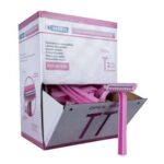Rasuradora desech. rosa no estéril 2 hoja c/100u