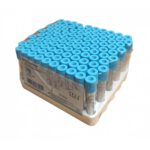 Tubo BD VACUTAINER citrato plus 13x75mm 2,7ml. plástico azul c/100u