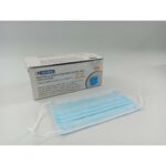 Mascarilla quirúrgica tipo IIR 3 capas con gomas de polipropileno c/50u