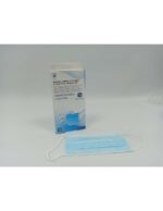 Mascarilla quirúrgica tipo IIR 3 capas con gomas de polipropileno c/10u