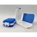 Pastillero de viaje / organizador 6+4 compartimentos