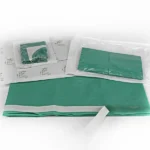 Paño quirúrgico con adhesivo y fenestrado central 50 x 60cm estériles c/100u