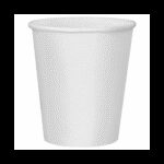 Vaso papel 7oz-200ml ø70mm blanco, 50 u